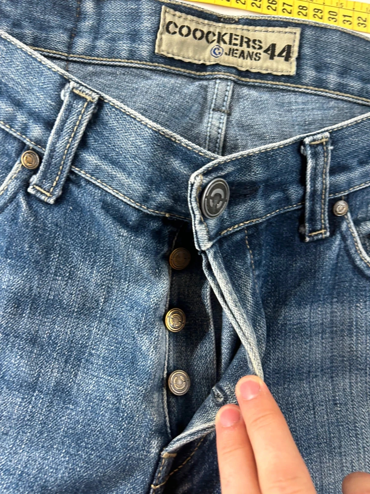Jean recta azul coockers jeans 44 vintage bordado en la parte posterior talla 44 – photo 10
